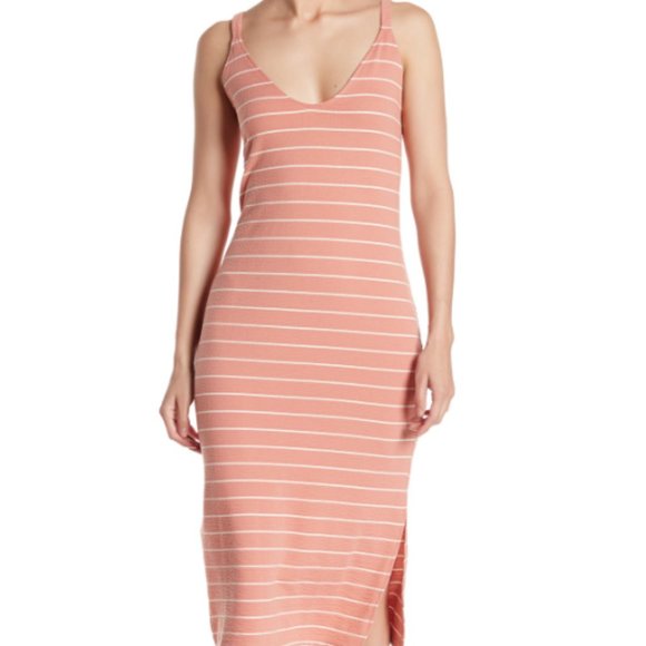 Nordstrom Dresses & Skirts - Nordstrom Melloday Double V Texture Midi Dress XS